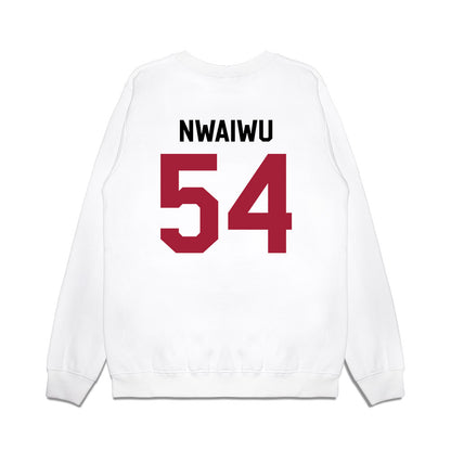 Oklahoma - NCAA Football : Febechi Nwaiwu - We're In Premium Crewneck Sweatshirt-1