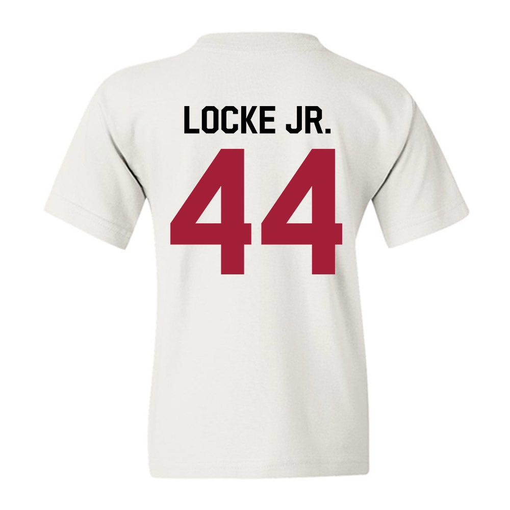 Oklahoma - NCAA Football : John Locke Jr. - We're In Youth T-Shirt-1