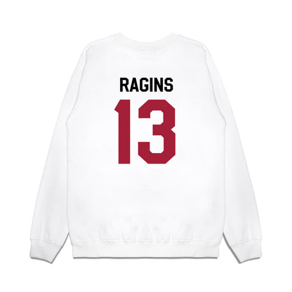 Oklahoma - NCAA Football : Zion Ragins - We're In Premium Crewneck Sweatshirt-1