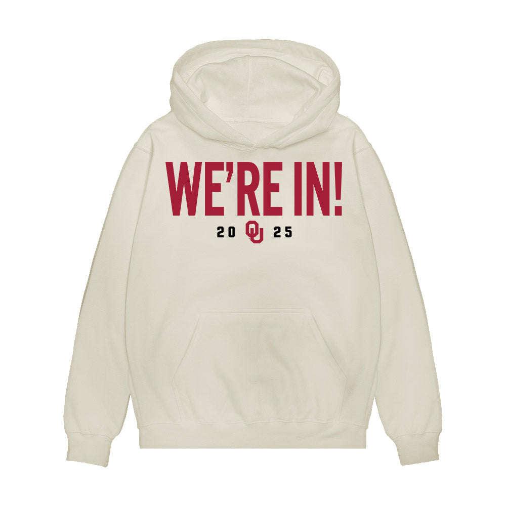 Oklahoma - NCAA Football : Peyton Bowen - We're In Premium Hooded Sweatshirt-0