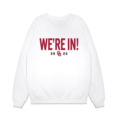 Oklahoma - NCAA Football : Keontez Lewis - We're In Premium Crewneck Sweatshirt-0