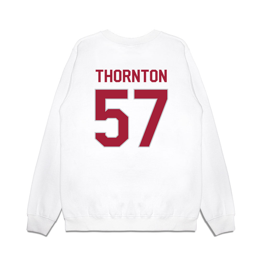 Alabama - NCAA Football : John Thornton - We're In Premium Crewneck Sweatshirt-1
