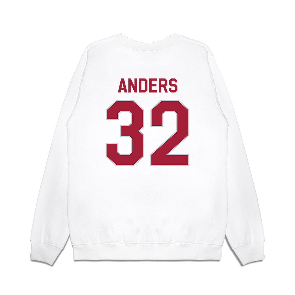 Alabama - NCAA Football : Eryk Anders - We're In Premium Crewneck Sweatshirt-1