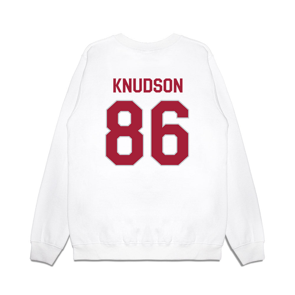 Alabama - NCAA Football : Peter Knudson - We're In Premium Crewneck Sweatshirt-1