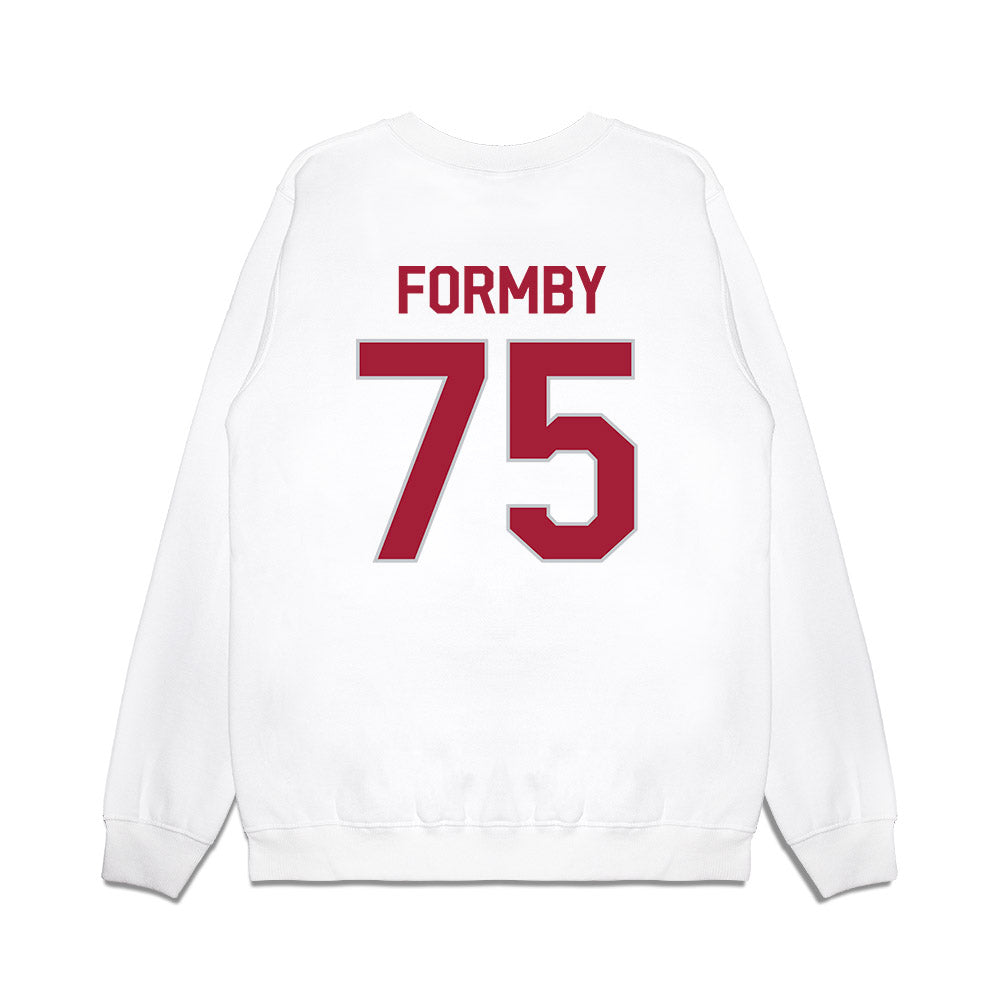 Alabama - NCAA Football : Wilkin Formby - We're In Premium Crewneck Sweatshirt-1