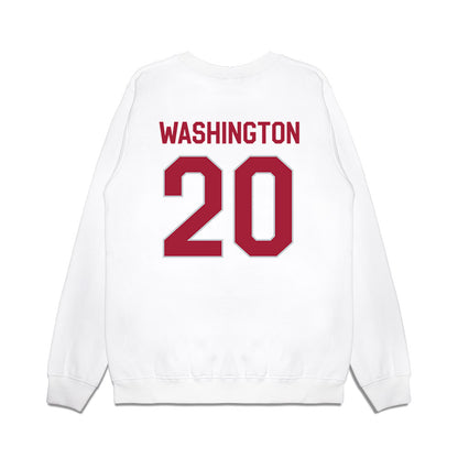 Alabama - NCAA Football : Dre Washington - We're In Premium Crewneck Sweatshirt-1
