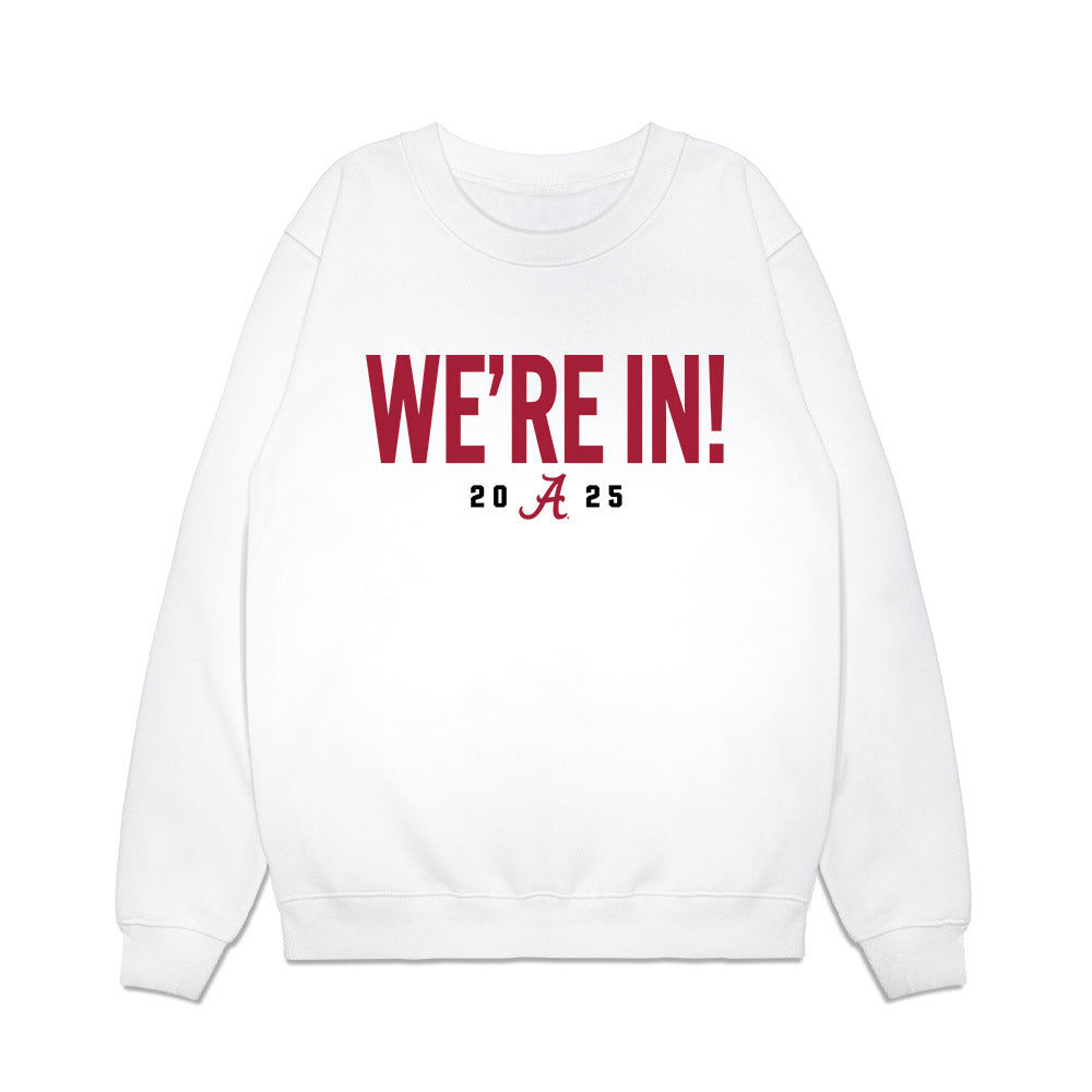 Alabama - NCAA Football : Jackson Howell - We're In Premium Crewneck Sweatshirt-0
