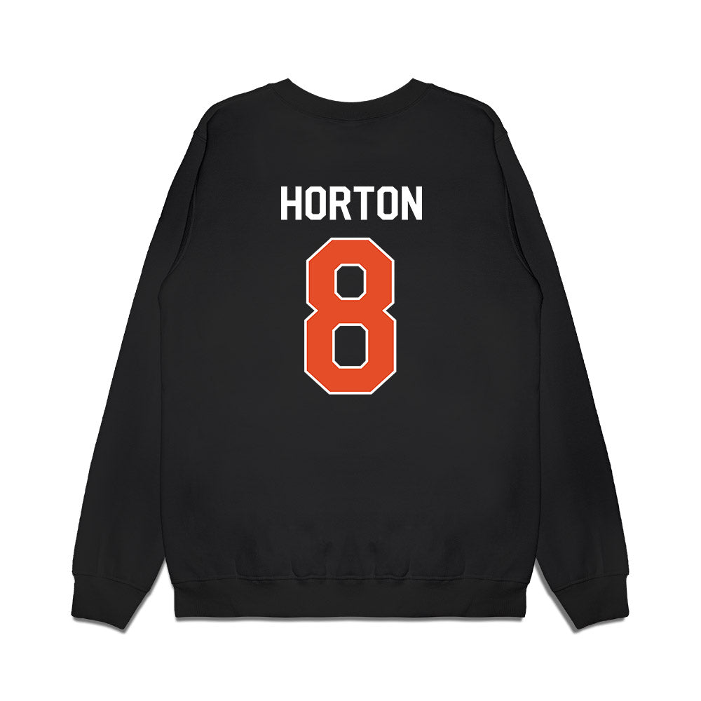 Miami - NCAA Football : Joshua Horton - We're In Premium Crewneck Sweatshirt-1