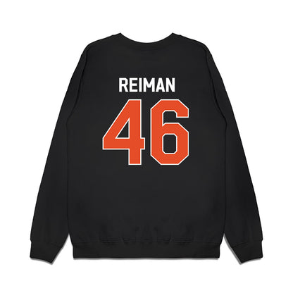 Miami - NCAA Football : Dylan Reiman - We're In Premium Crewneck Sweatshirt-1