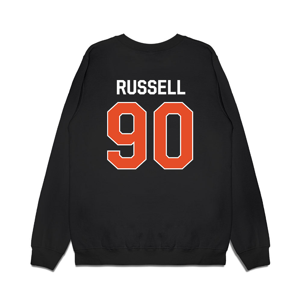 Miami - NCAA Football : Daylen Russell - We're In Premium Crewneck Sweatshirt-1