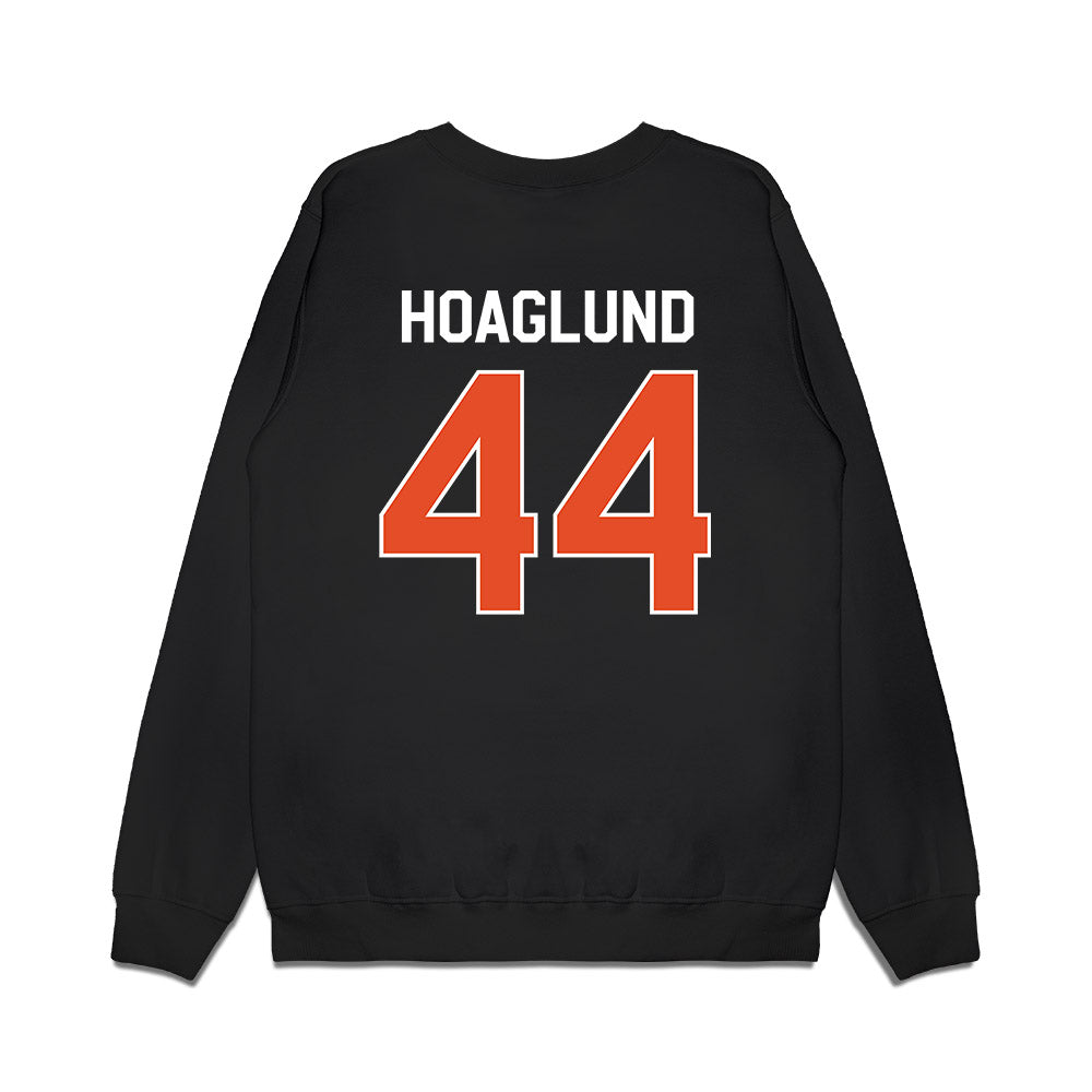 Miami - NCAA Football : Luke Hoaglund - We're In Premium Crewneck Sweatshirt-1