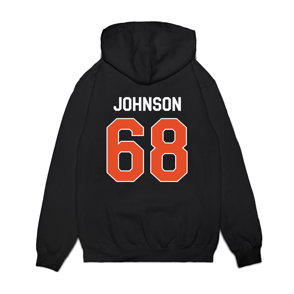 Miami - NCAA Football : Ian Johnson - We're In Premium Hooded Sweatshirt-1