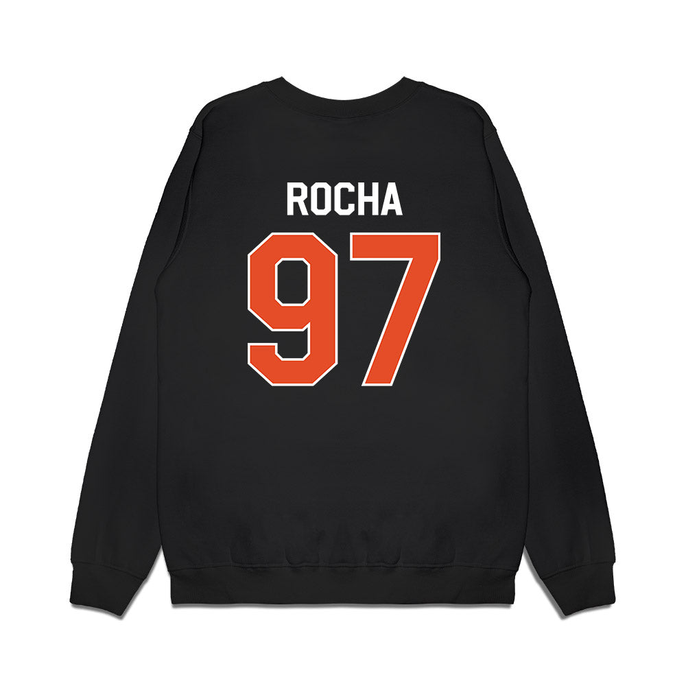 Miami - NCAA Football : Will Rocha - We're In Premium Crewneck Sweatshirt-1