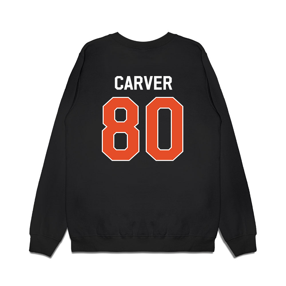Miami - NCAA Football : Hunter Carver - We're In Premium Crewneck Sweatshirt-1