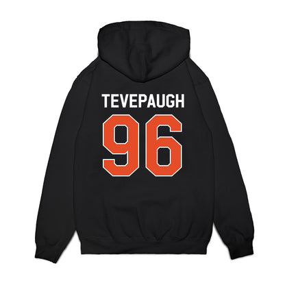 Miami - NCAA Football : Tucker Tevepaugh - We're In Premium Hooded Sweatshirt-1