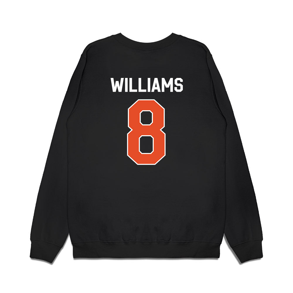 Miami - NCAA Football : Emory Williams - We're In Premium Crewneck Sweatshirt-1