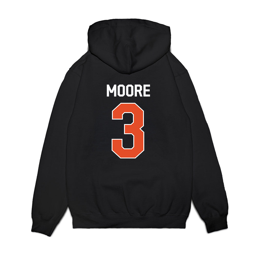 Miami - NCAA Football : Joshua Moore - We're In Premium Hooded Sweatshirt-1