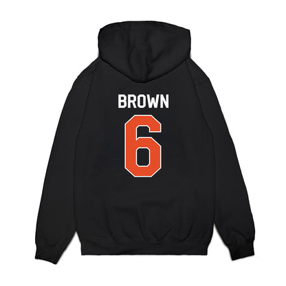 Miami - NCAA Football : CharMar Brown - We're In Premium Hooded Sweatshirt-1