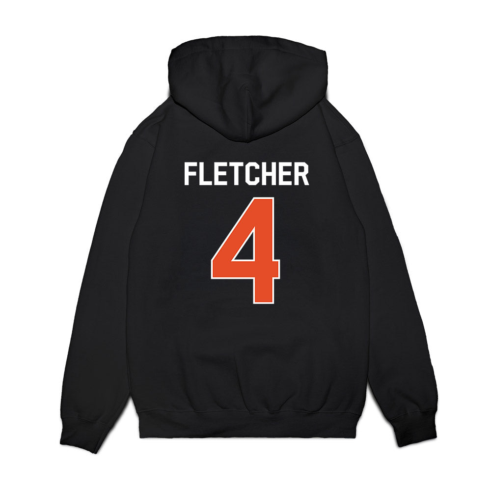 Miami - NCAA Football : Mark Fletcher - We're In Premium Hooded Sweatshirt-1