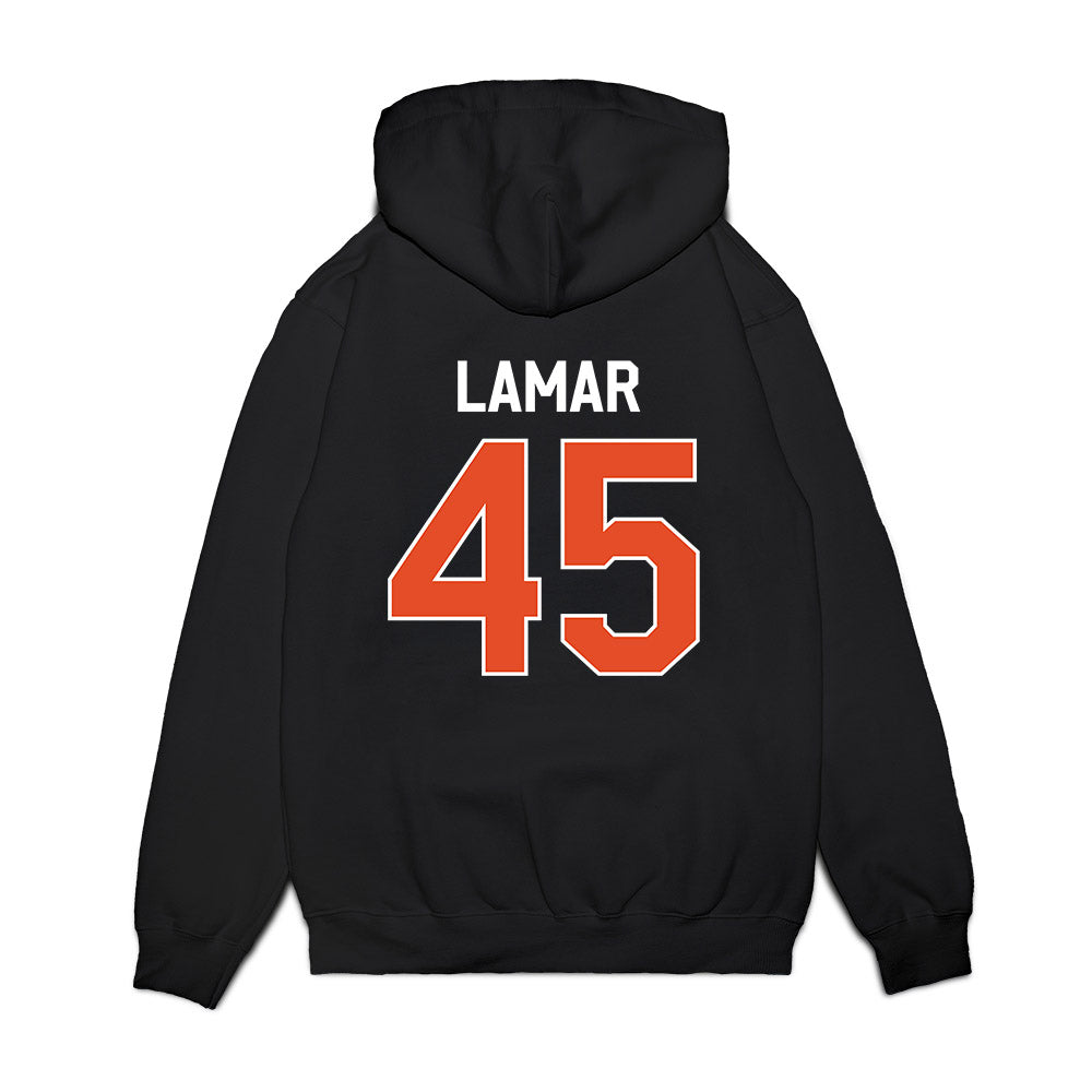 Miami - NCAA Football : Braylon Lamar - We're In Premium Hooded Sweatshirt-1