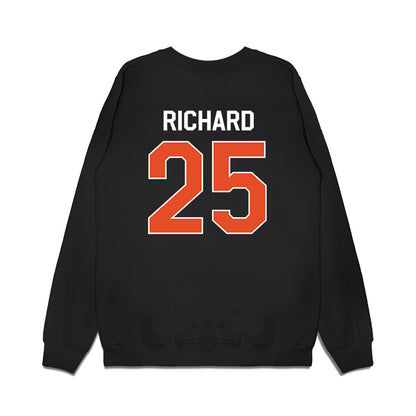 Miami - NCAA Football : Jadais Richard - We're In Premium Crewneck Sweatshirt-1