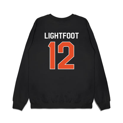 Miami - NCAA Football : Marquise Lightfoot - We're In Premium Crewneck Sweatshirt-1