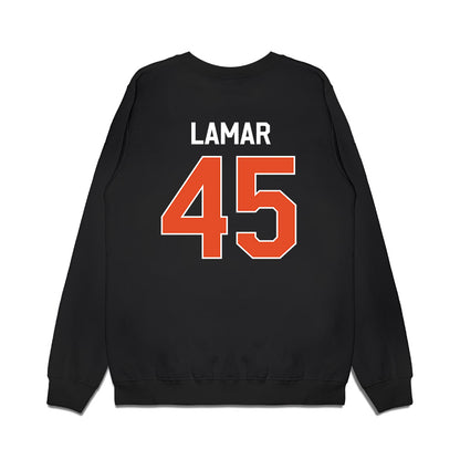 Miami - NCAA Football : Braylon Lamar - We're In Premium Crewneck Sweatshirt-1