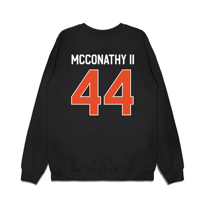 Miami - NCAA Football : Cole McConathy II - We're In Premium Crewneck Sweatshirt-1