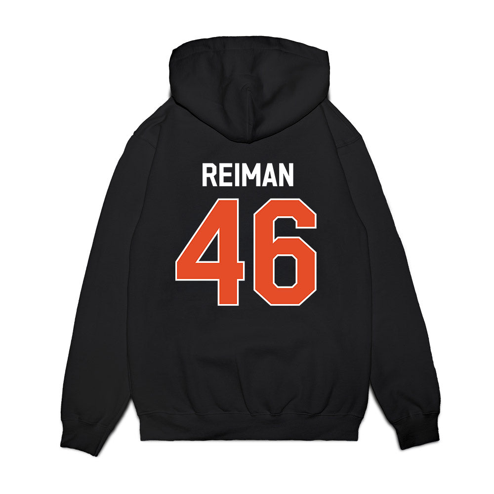 Miami - NCAA Football : Dylan Reiman - We're In Premium Hooded Sweatshirt-1