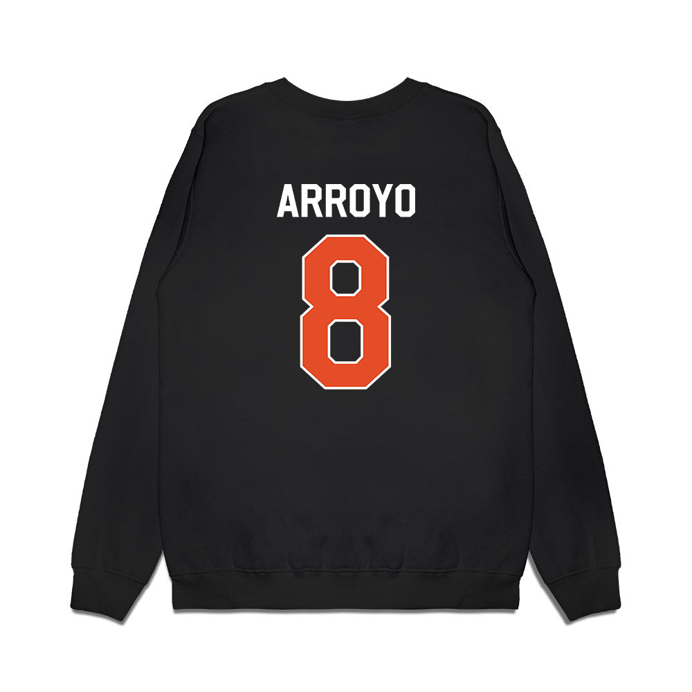 Miami - NCAA Football : Elijah Arroyo - We're In Premium Crewneck Sweatshirt-1