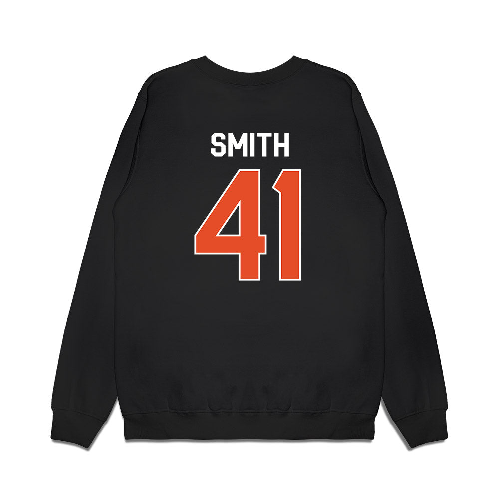 Miami - NCAA Football : Chase Smith - We're In Premium Crewneck Sweatshirt-1