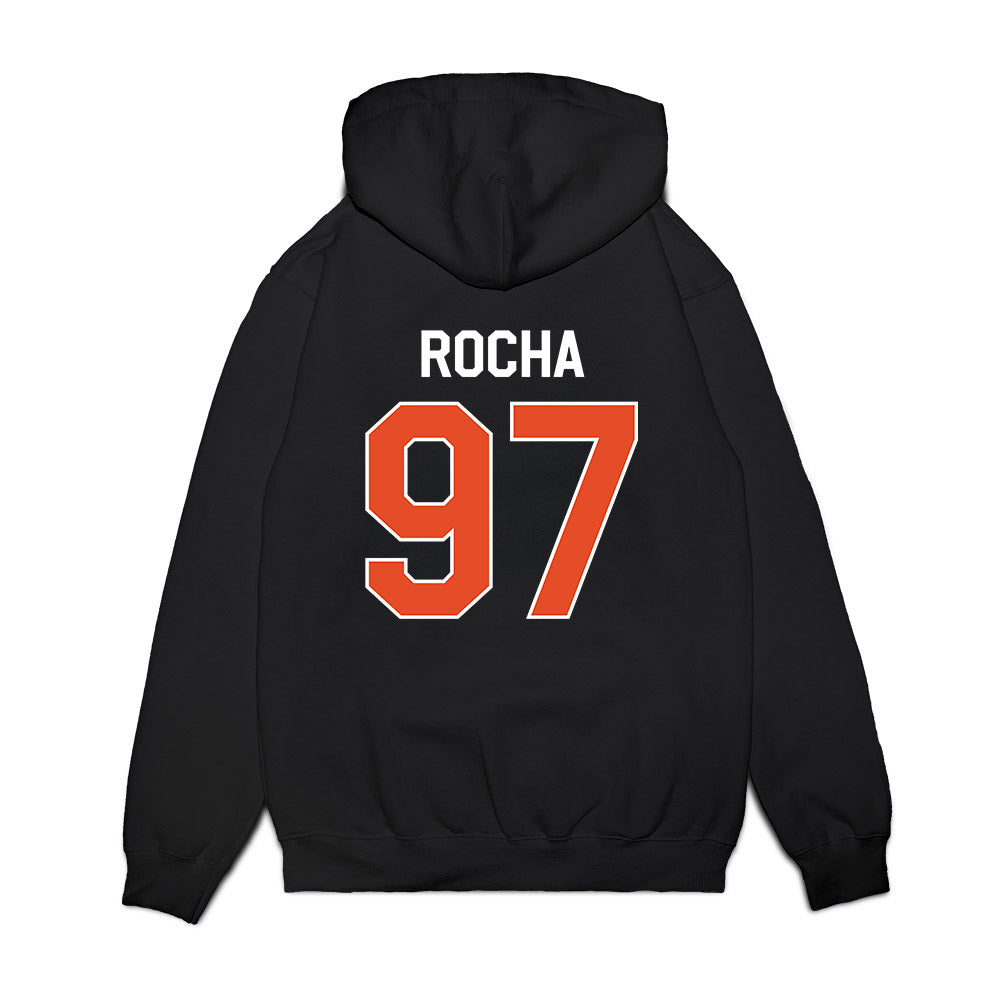 Miami - NCAA Football : Will Rocha - We're In Premium Hooded Sweatshirt-1