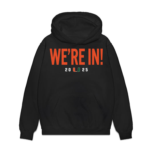 Miami - NCAA Football : Darian Mensah - We're In Premium Hooded Sweatshirt-0