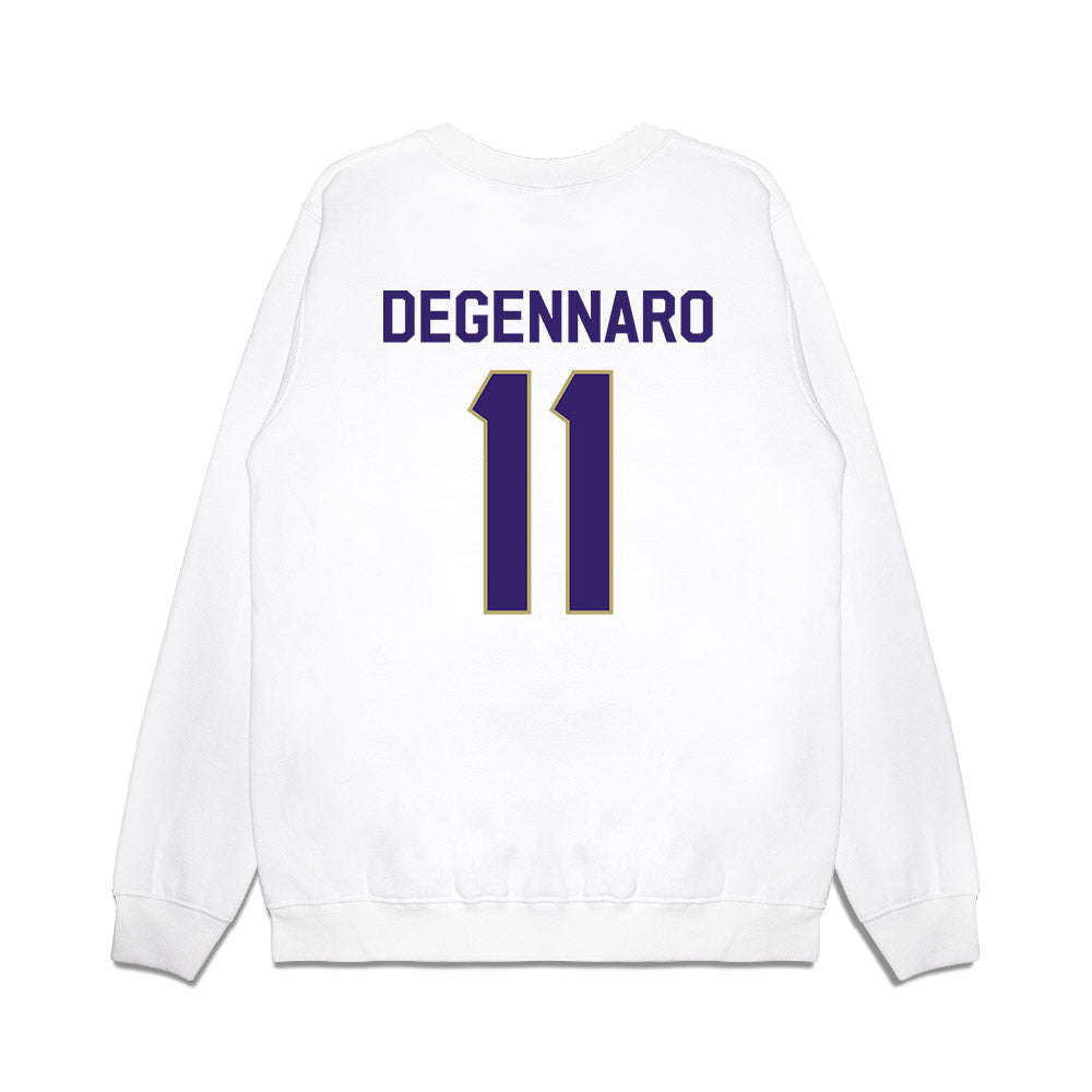 JMU - NCAA Football : Nick DeGennaro - We're In Premium Crewneck Sweatshirt-1