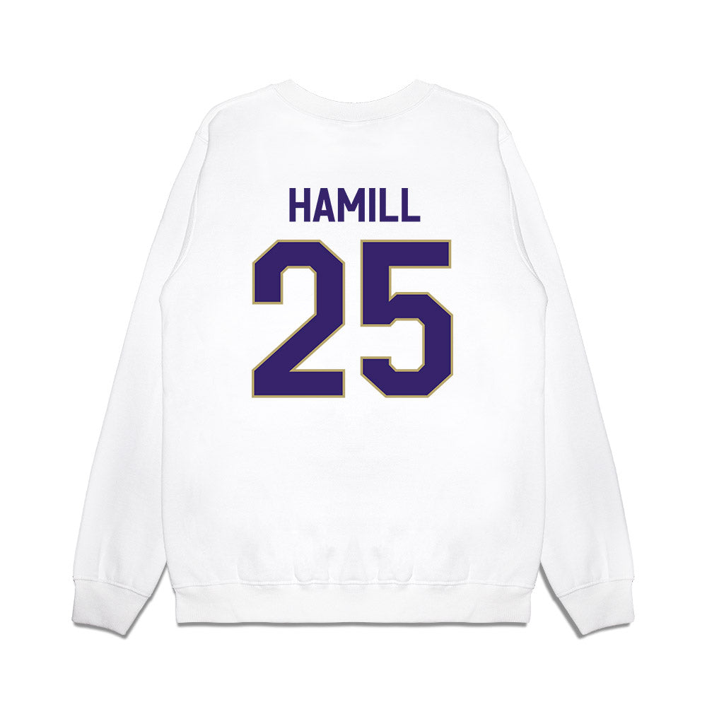 JMU - NCAA Football : Jackson Hamill - We're In Premium Crewneck Sweatshirt-1