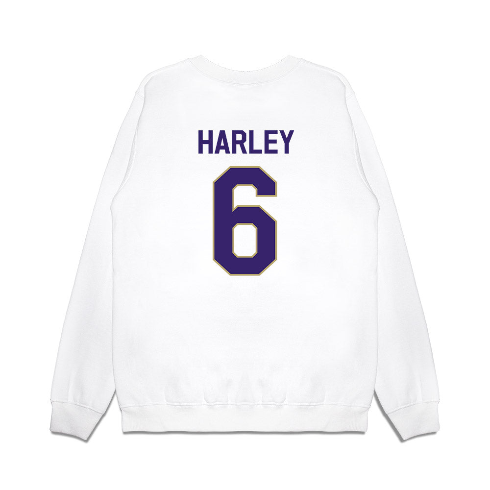 JMU - NCAA Football : Chantz Harley - We're In Premium Crewneck Sweatshirt-1