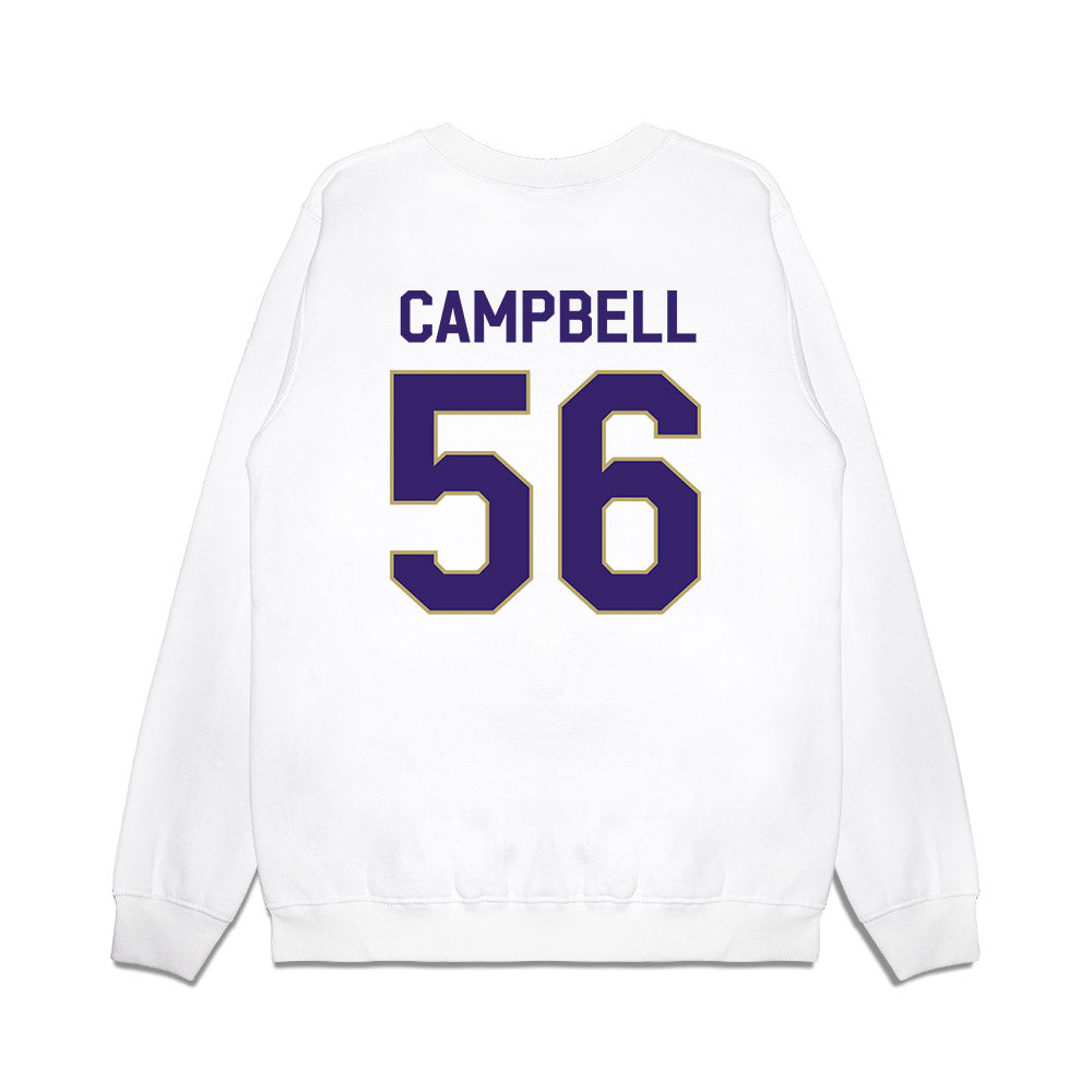 JMU - NCAA Football : JaKobe Campbell - We're In Premium Crewneck Sweatshirt-1