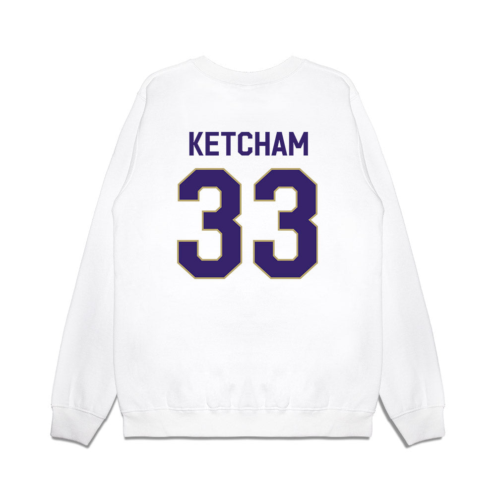 JMU - NCAA Football : Logan Ketcham - We're In Premium Crewneck Sweatshirt-1