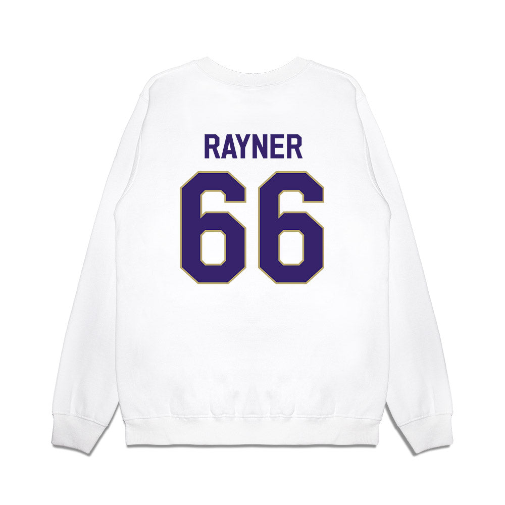 JMU - NCAA Football : JD Rayner - We're In Premium Crewneck Sweatshirt-1