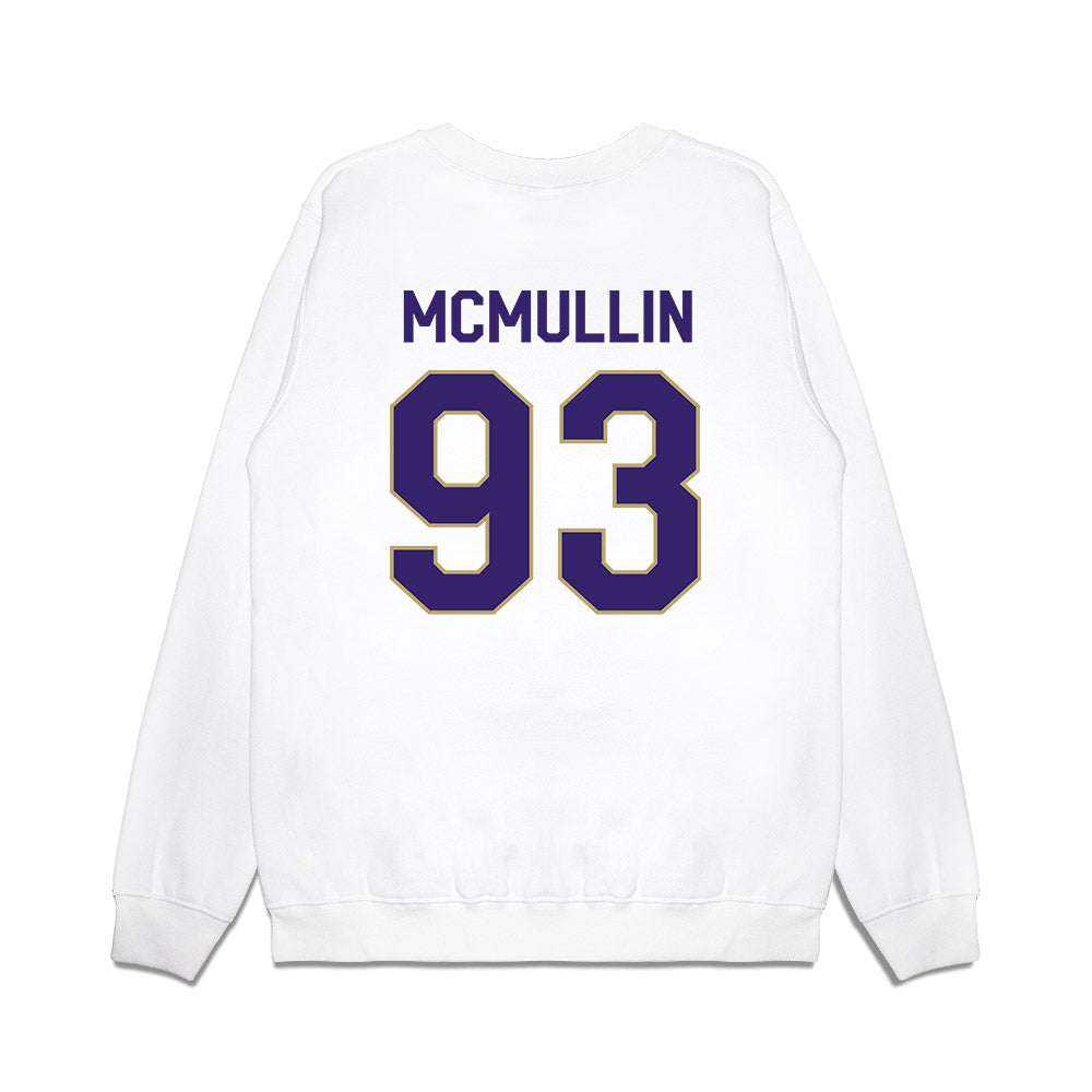 JMU - NCAA Football : Mychal McMullin - We're In Premium Crewneck Sweatshirt-1