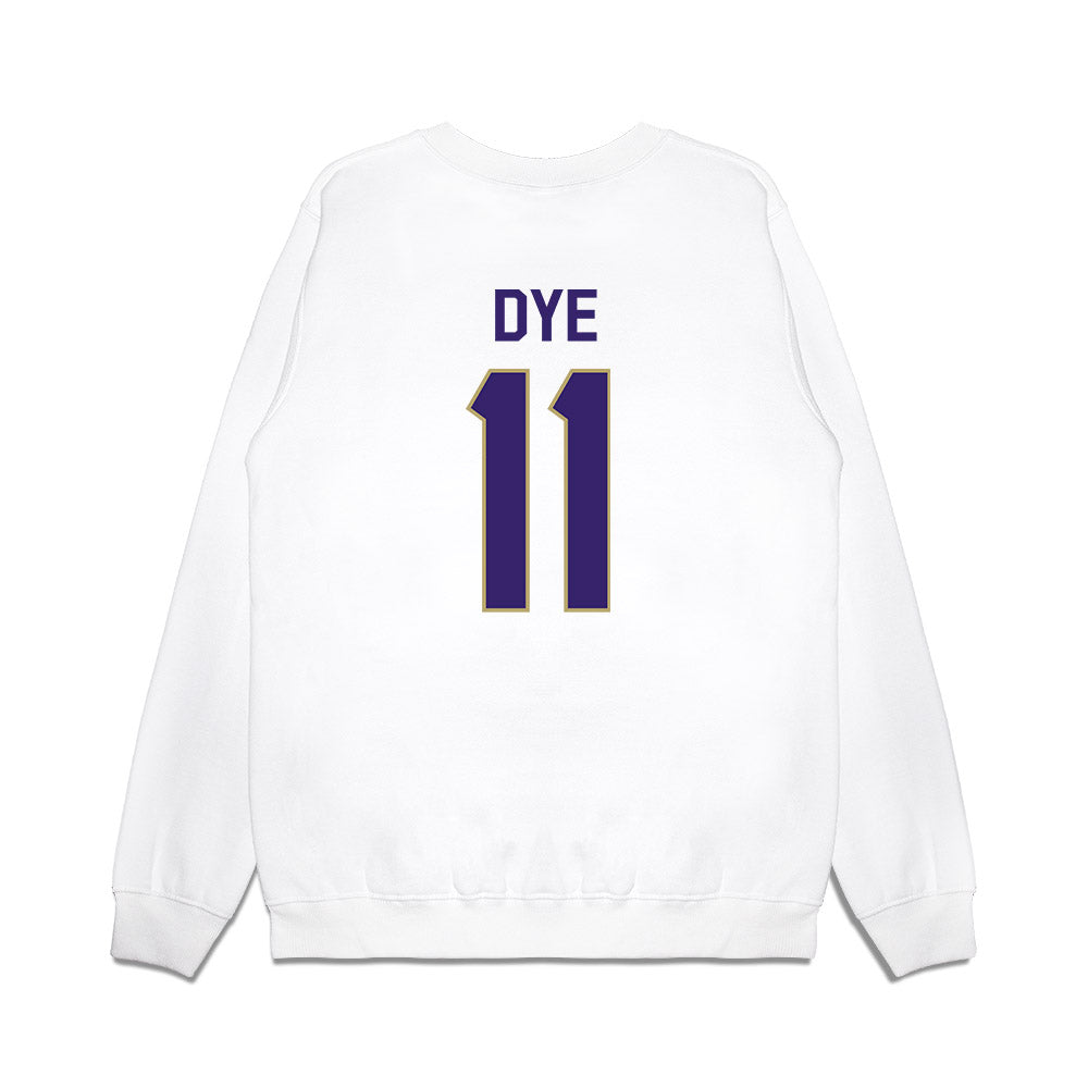 JMU - NCAA Football : Trashon Dye - We're In Premium Crewneck Sweatshirt-1