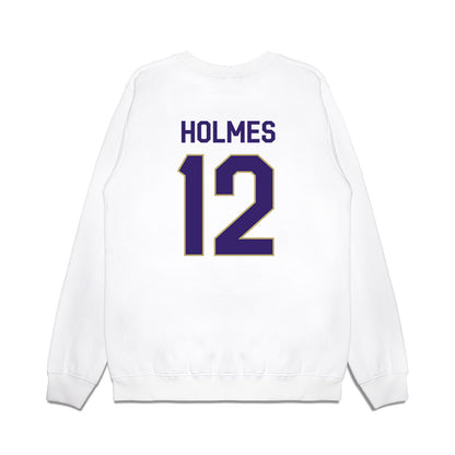 JMU - NCAA Football : Kye Holmes - We're In Premium Crewneck Sweatshirt-1