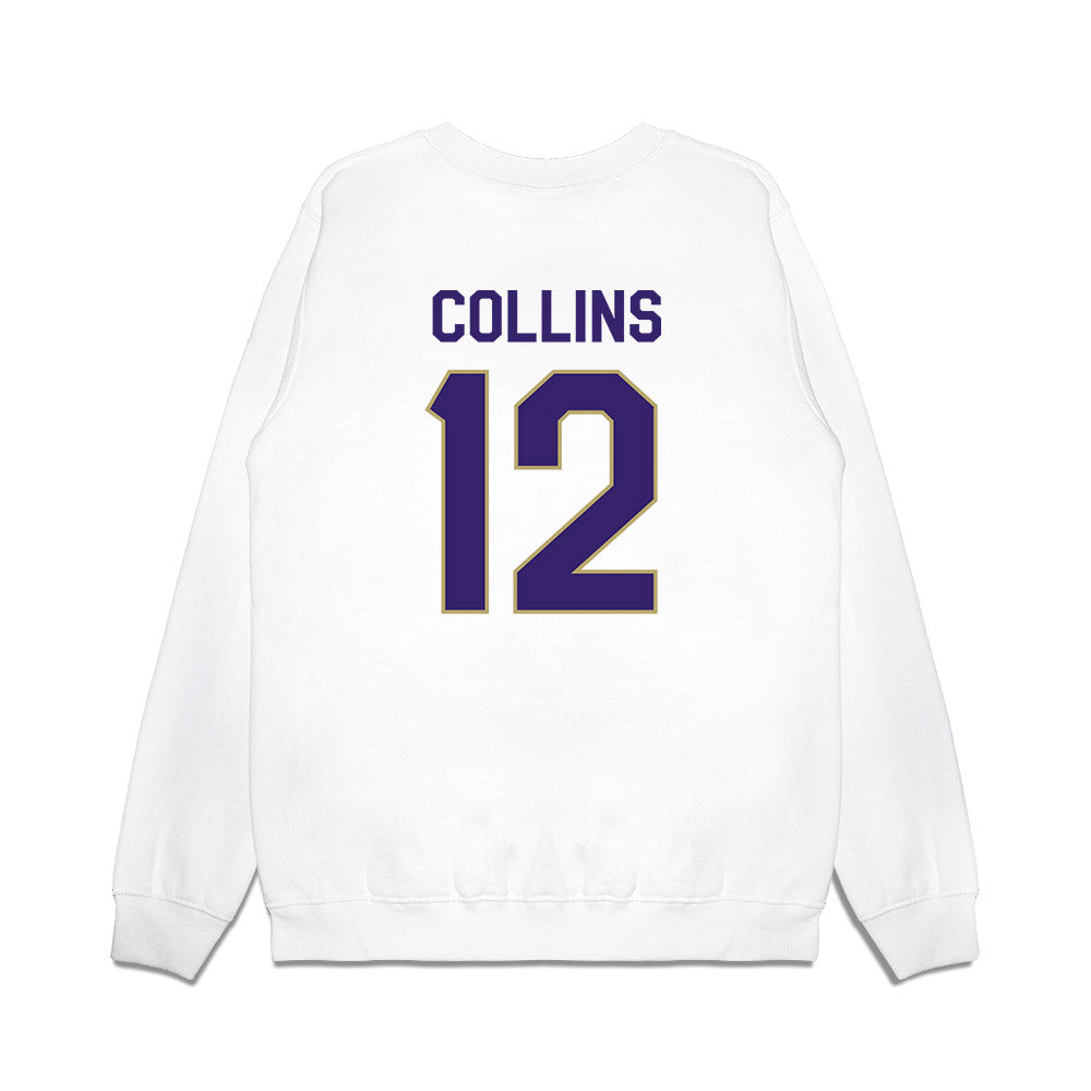 JMU - NCAA Football : Zaron Collins - We're In Premium Crewneck Sweatshirt-1