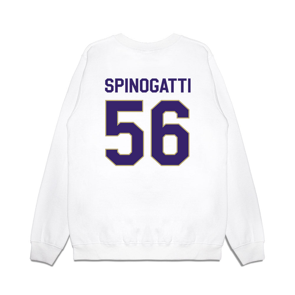 JMU - NCAA Football : Drew Spinogatti - We're In Premium Crewneck Sweatshirt-1