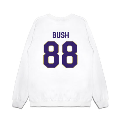 JMU - NCAA Football : Kells Bush - We're In Premium Crewneck Sweatshirt-1