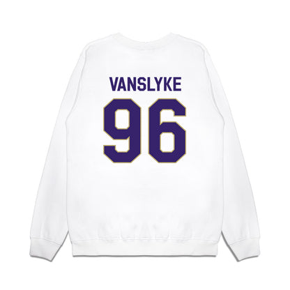 JMU - NCAA Football : Andrew VanSlyke - We're In Premium Crewneck Sweatshirt-1