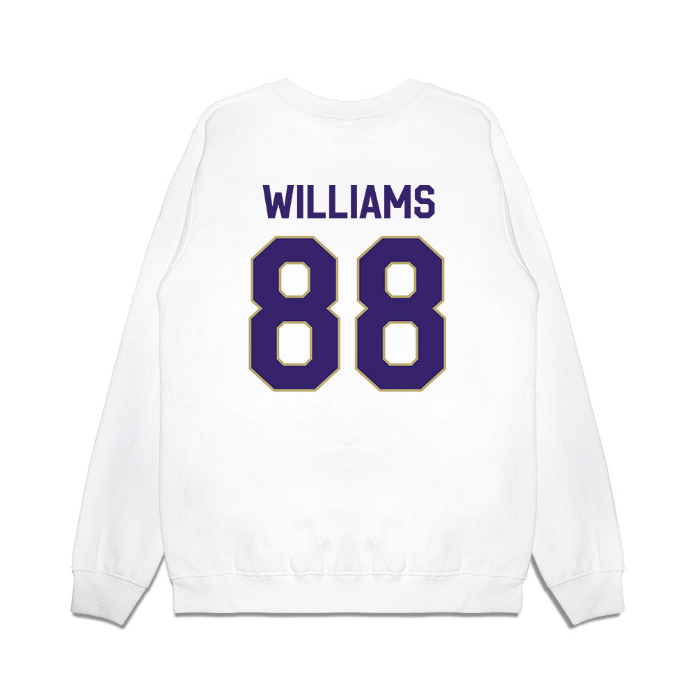 JMU - NCAA Football : Dylan Williams - We're In Premium Crewneck Sweatshirt-1