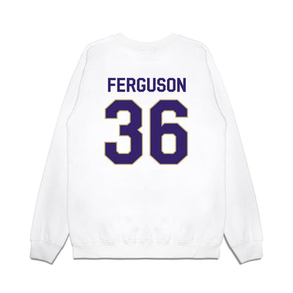JMU - NCAA Football : Milton Ferguson - We're In Premium Crewneck Sweatshirt-1