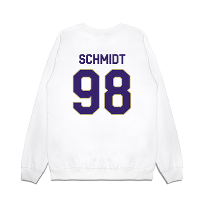 JMU - NCAA Football : Turner Schmidt - We're In Premium Crewneck Sweatshirt-1