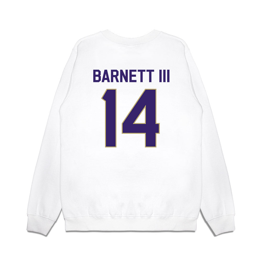 JMU - NCAA Football : Alonza Barnett III - We're In Premium Crewneck Sweatshirt-1